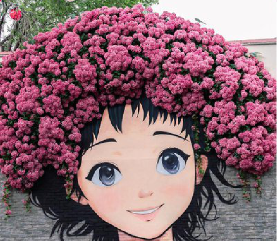 黄冈墙体彩绘-网红墙打卡