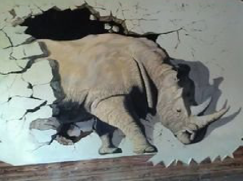 黄冈在墙绘中，如何绘制3D效果？